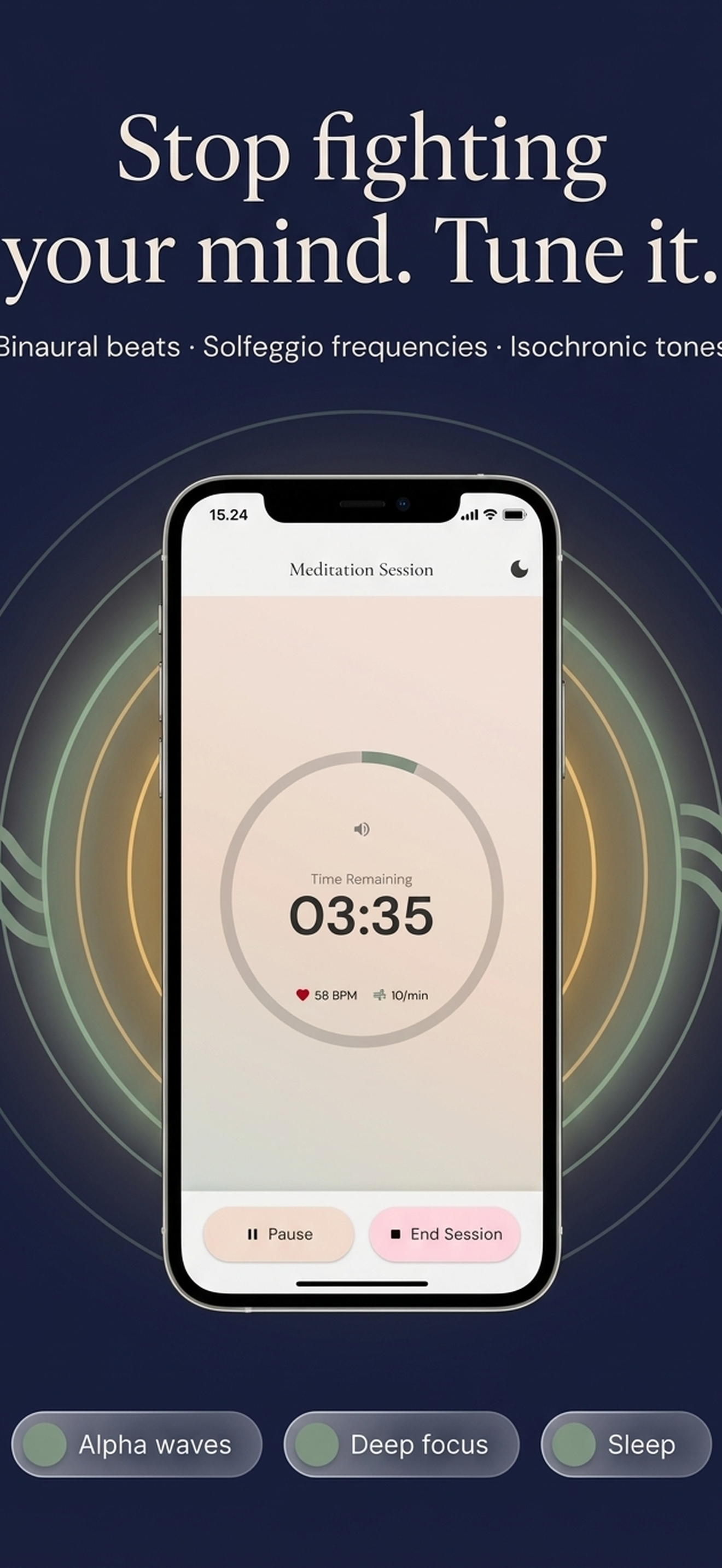 Inner·Wave meditation session